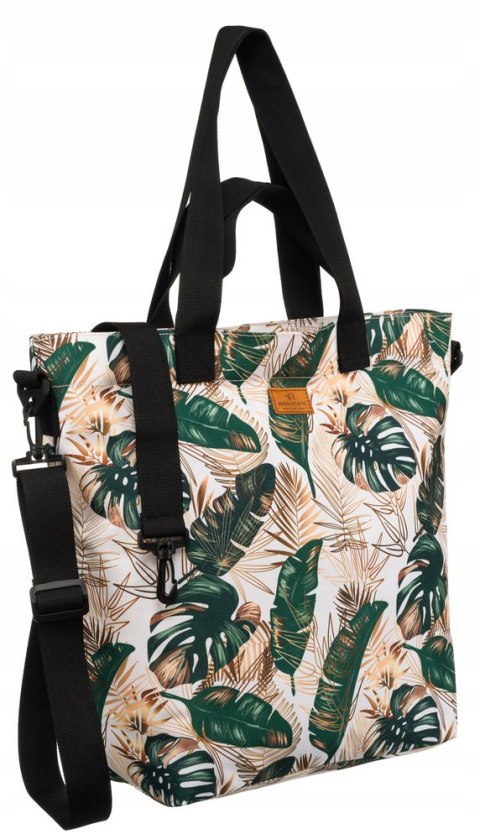 Wygodny shopper damski z poliestru - Rovicky Wygodny shopper damski z poliestru - Rovicky