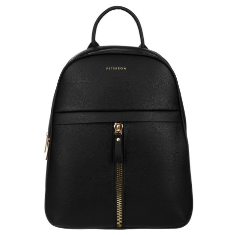 Duży, modny plecak damski ze skóry ekologicznej - Peterson