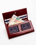 Duży, skórzany portfel damski na zatrzask z systemem RFID - Rovicky Duży, skórzany portfel damski na zatrzask z systemem RFID - Rovicky
