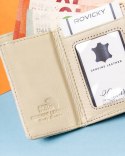 Elegancki, mały portfel damski na zatrzask i bigiel - Lorenti Elegancki, mały portfel damski na zatrzask i bigiel - Lorenti
