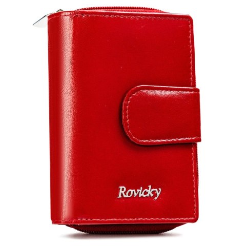 Mały portfel damski ze skóry naturalnej - Rovicky