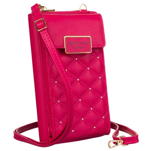 Mini torebka-portfel damska ze skóry ekologicznej - 4U Cavaldi