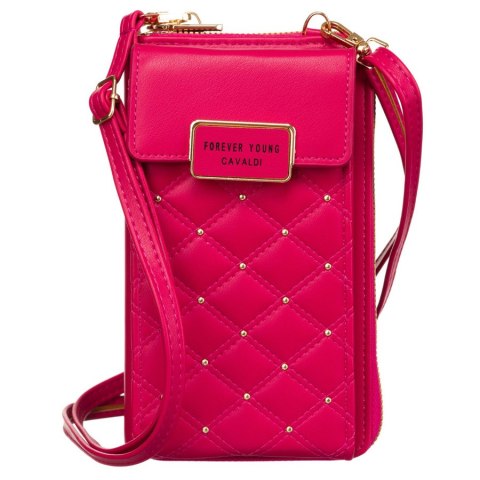 Mini torebka-portfel damska ze skóry ekologicznej - 4U Cavaldi