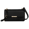 Elegancka mini torebka-portfel na długim, doczepianym pasku - 4U Cavaldi Elegancka mini torebka-portfel na długim, doczepianym pasku - 4U Cavaldi
