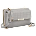 Elegancka mini torebka-portfel na długim, doczepianym pasku - 4U Cavaldi Elegancka mini torebka-portfel na długim, doczepianym pasku - 4U Cavaldi