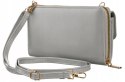 Elegancka mini torebka-portfel na długim, doczepianym pasku - 4U Cavaldi Elegancka mini torebka-portfel na długim, doczepianym pasku - 4U Cavaldi