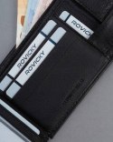 Mały, skórzany portfel męski z systemem RFID - 4U Cavaldi Mały, skórzany portfel męski z systemem RFID - 4U Cavaldi