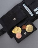 Mały, skórzany portfel męski z systemem RFID - 4U Cavaldi Mały, skórzany portfel męski z systemem RFID - 4U Cavaldi