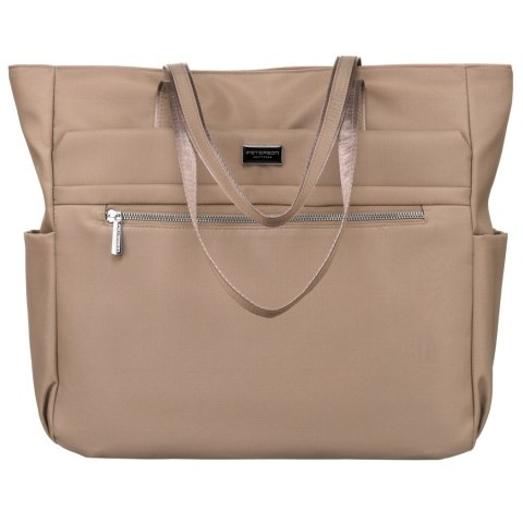 Duża torebka shopper na ramię w eleganckim kolorze - Peterson