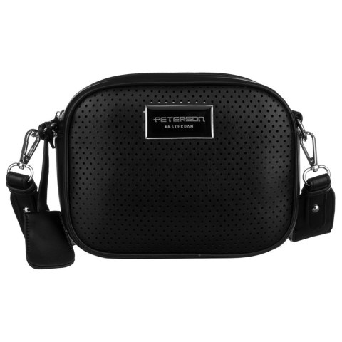 Torebka listonoszka crossbody z szerokim paskiem - Peterson