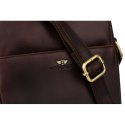 Męska torba crossbody ze skóry naturalnej z kieszeniami- Peterson Męska torba crossbody ze skóry naturalnej z kieszeniami- Peterson