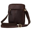 Torba damska listonoszka crossbody ze skóry naturalnej - Peterson Torba damska listonoszka crossbody ze skóry naturalnej - Peterson
