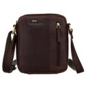 Torba męska skórzana zapinana suwakiem - Peterson