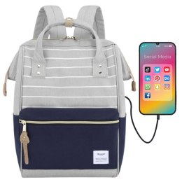 Jednokomorowy plecak miejski z kieszenią na laptopa - Himawari