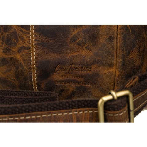 Męska listonoszka z regulowanym paskiem - Peterson