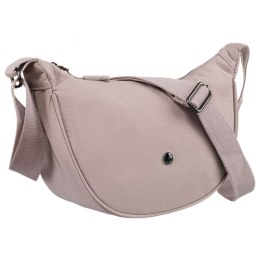 Jednokomorowa listonoszka damska w kolorze lila, odszyta z poliestru - Peterson