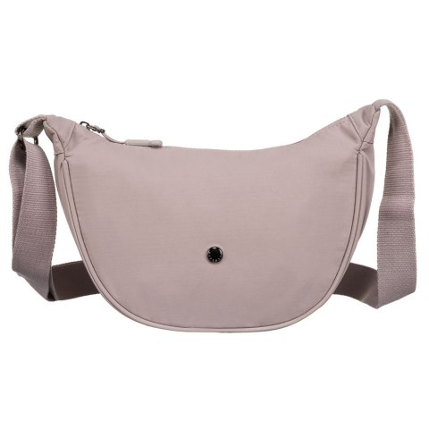 Jednokomorowa listonoszka damska w kolorze lila, odszyta z poliestru - Peterson