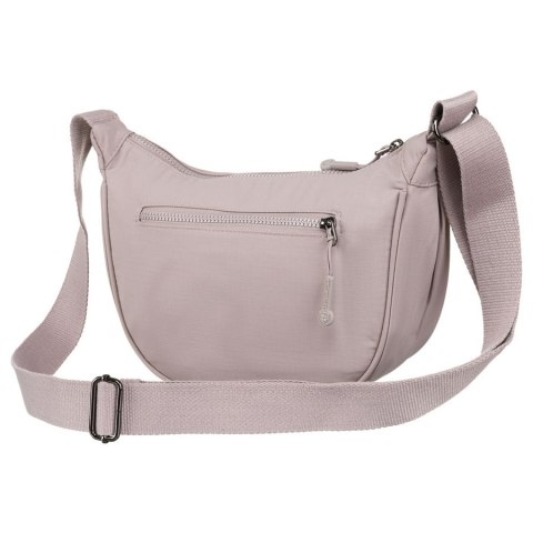 Jednokomorowa listonoszka damska w kolorze lila, odszyta z poliestru - Peterson