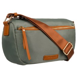 Listonoszka damska z nylonu w zielono-brązowym kolorze - Peterson