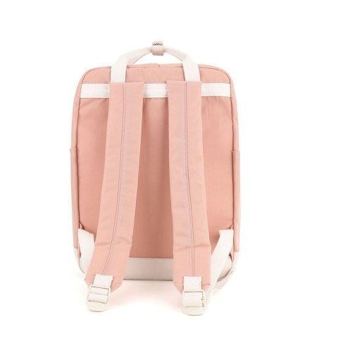 Duży, miejski plecak damski w jasnoróżowym kolorze - Himawari