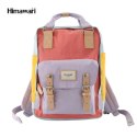 Wielokolorowy, praktyczny plecak z miejscem na laptopa odszyty z poliestru - Himawari