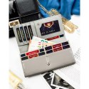 Elegancki, biały portfel damski ze skóry ekologicznej i naturalnej z systemem RFID - Peterson Elegancki, biały portfel damski ze skóry ekologicznej i naturalnej z systemem RFID - Peterson