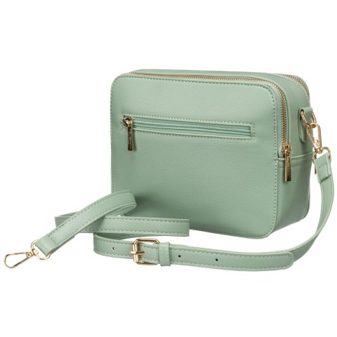 Modna listonoszka damska w zielonym kolorze wykonana ze skóry ekologicznej - Peterson