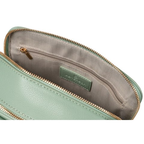 Modna listonoszka damska w zielonym kolorze wykonana ze skóry ekologicznej - Peterson