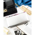 Wielokolorowy portfel damski z systemem RFID zamykany na zatrzask - Peterson Wielokolorowy portfel damski z systemem RFID zamykany na zatrzask - Peterson
