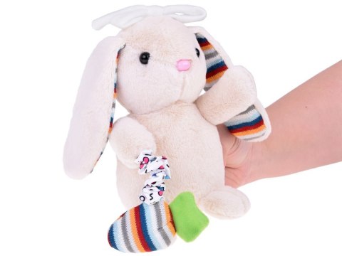 Pluszowy króliczek pozytywka przytulanka maskotka kołysanka ZA5585 Pluszowy króliczek pozytywka przytulanka maskotka kołysanka ZA5585
