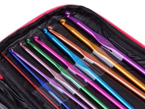 Zestaw do szydełkowania 100ele szydełka 0,6-6,5 akcesoria etui ZA5319 Zestaw do szydełkowania 100ele szydełka 0,6-6,5 akcesoria etui ZA5319