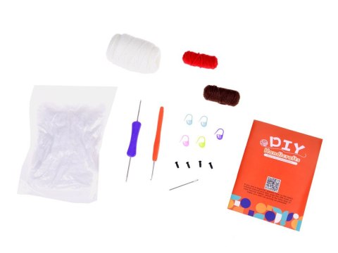 Zestaw kreatywny szydełkowanie zrób maskotkę DIY KRÓLIK ZA5030 Zestaw kreatywny szydełkowanie zrób maskotkę DIY KRÓLIK ZA5030