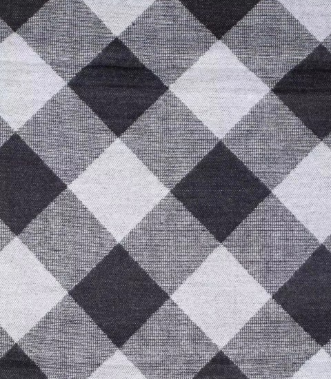 Szal męski szalik z frędzelkami we wzory Elegancki (Szary)