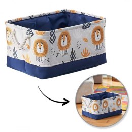 Pojemnik na zabawki kosz, lwy 30х40х22cm - OR114