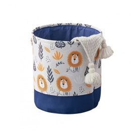 Pojemnik na zabawki kosz, worek na pranie, lwy 40x35cm - OR115