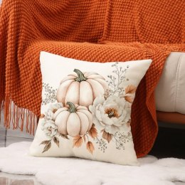 Poszewka na poduszkę 45x45cm piękny druk jesień, dynie - POD239