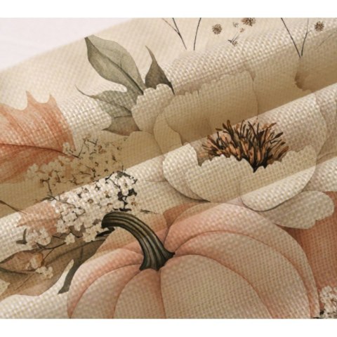 Poszewka na poduszkę 45x45cm piękny druk jesień, dynie - POD241