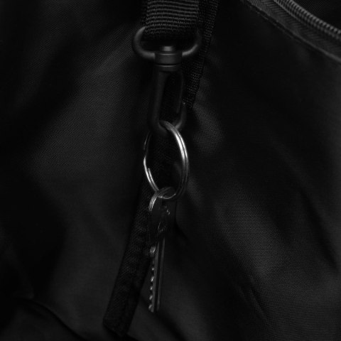 Torba damska z poliestru w ciemnoszarym kolorze zamykana suwakami z kieszenią zewnętrzną - Peterson