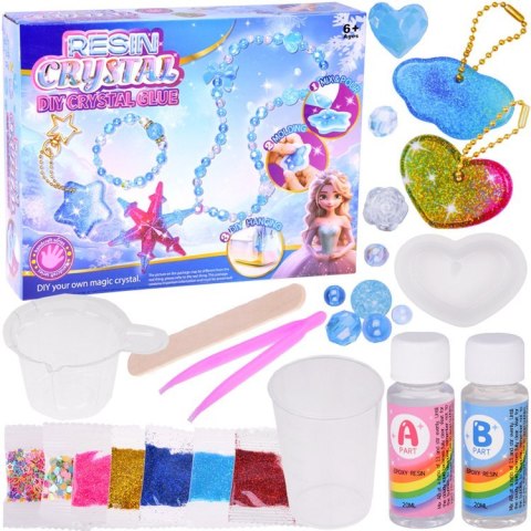 Zestaw kreatywny DIY Ozdoby z kryształu - breloczki i wisiorki ZA5735