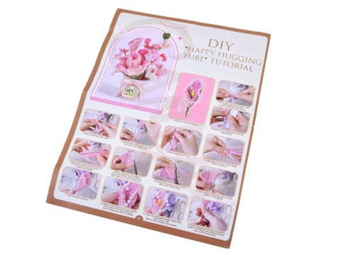 Zestaw kreatywny DIY Stwórz materiałowe KWIATY w wazonie Flowerbox ZA5866