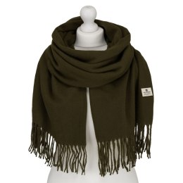 Elegancki szalik damski z poliestru w kolorze khaki - Peterson