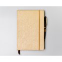 Beżowy notes w formacie B5 zadrukowany w linie - Peterson