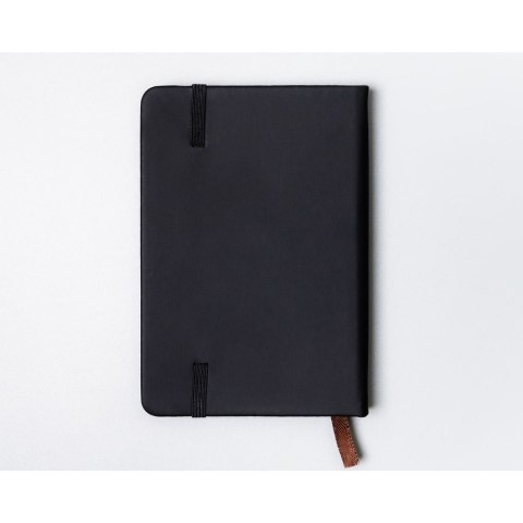 Czarny notes w formacie A6 zadrukowany w kropki - Peterson