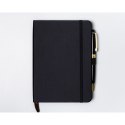 Czarny notes w formacie B6 zadrukowany w kropki - Peterson
