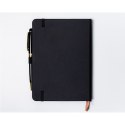 Czarny notes w formacie B6 zadrukowany w kropki - Peterson