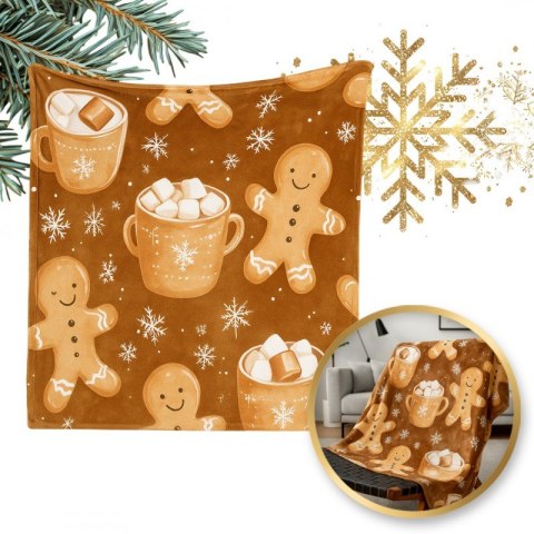 Mięciutki koc XL Flannel 150x200cm GRUBY MIĘKKI NARZUTA KOC21