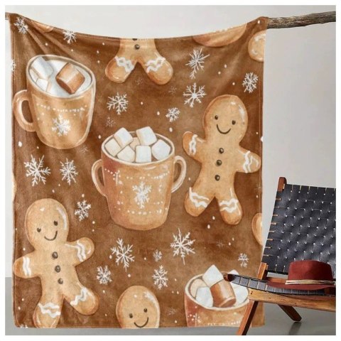 Mięciutki koc XL Flannel 150x200cm GRUBY MIĘKKI NARZUTA KOC21