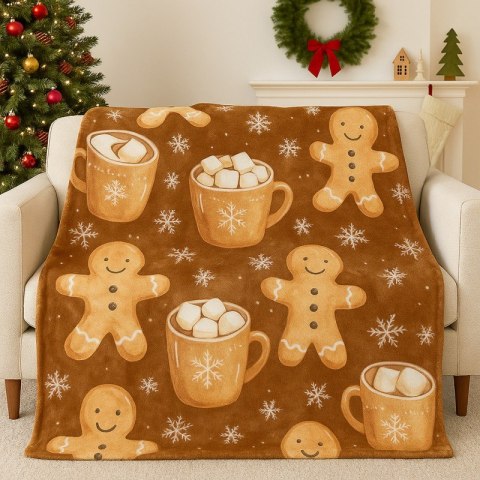 Mięciutki koc XL Flannel 150x200cm GRUBY MIĘKKI NARZUTA KOC21