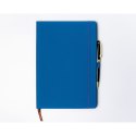 Niebieski notes w twardej oprawie formacie B5 zadrukowany w linie - Peterson