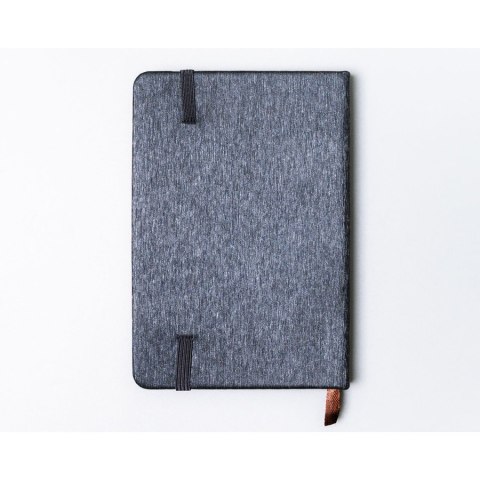 Notes w formacie A6 w szarym kolorze zadrukowany w kropki - Peterson